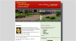 Desktop Screenshot of precisionlandscaping.net